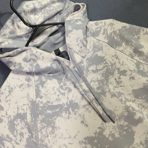 Lululemon Hoodie Men's M Spectral White Silver City Sweat Pullover French Terry - Picture 1 of 10